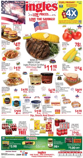 Ingles Markets catalogue in Stone Mountain GA | Current deals and offers | 2025-07-02T00:00:00.000Z - 2025-07-08T00:00:00.000Z