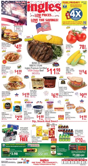 Ingles Markets catalogue in Black Mountain NC | Great offer for all customers | 2025-07-02T00:00:00.000Z - 2025-07-08T00:00:00.000Z