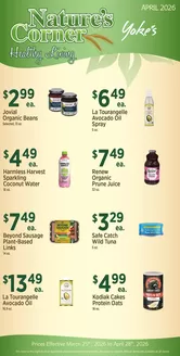 Yoke's Fresh Market  catalogue | Yoke's Fresh Market Nature's Corner | 2026-03-25T00:00:00.000Z - 2026-04-28T00:00:00.000Z