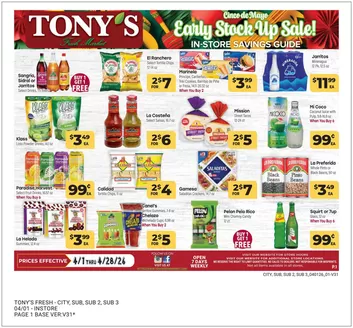 Tony's Fresh Market catalogue | Weekly Ad | 2026-04-01T00:00:00.000Z - 2026-04-28T00:00:00.000Z