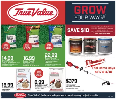 True Value catalogue in Greenwood IN | Current bargains and offers | 2026-04-03T00:00:00.000Z - 2026-04-20T00:00:00.000Z