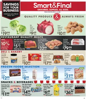 Smart & Final catalogue in West Sacramento CA | Business & Club Savings (04/08/26 - 04/21/26) | 2026-04-08T00:00:00.000Z - 2026-04-21T00:00:00.000Z