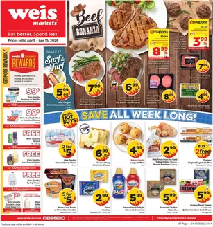 Weis Markets catalogue in Harrisburg PA | Top offers for smart savers | 2026-04-09T00:00:00.000Z - 2026-04-15T00:00:00.000Z