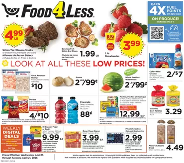 Food 4 Less catalogue in El Cajon CA | Exclusive deals for our customers | 2026-04-15T00:00:00.000Z - 2026-04-21T00:00:00.000Z